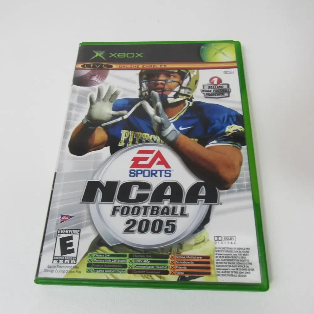 NCAA Football 2005 / Top Spin Combo (Microsoft Xbox, 2004)‎ CIB 1
